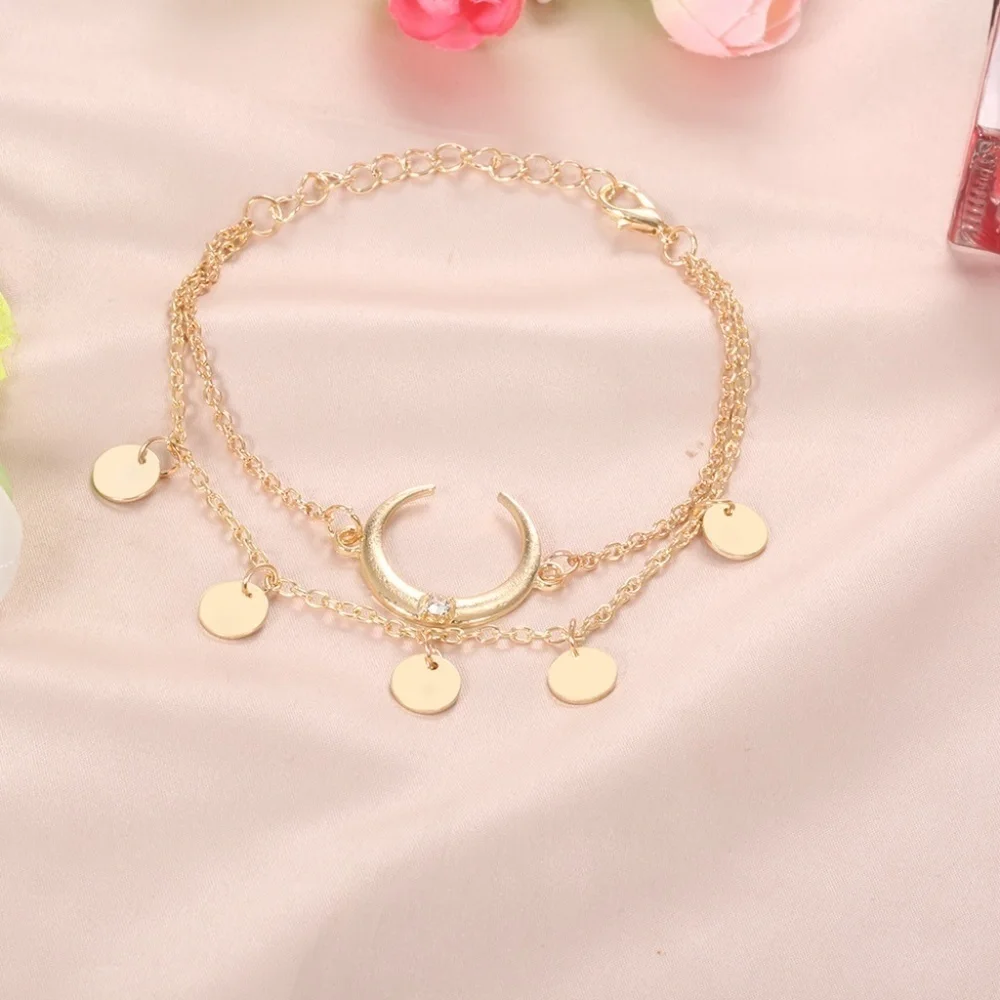 *DALEYZA* 2-Pc Gold Crescent Fashion Bracelet Set